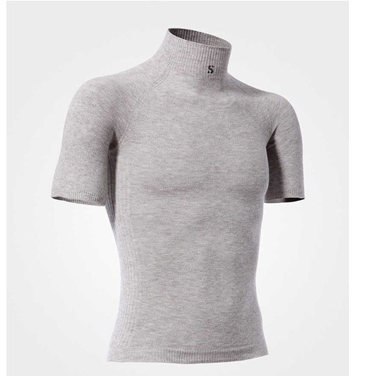 magliette maniche corte collo alto